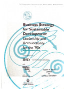 Copertina di Business Strategy for Sustainable Development