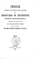 Copertina di Dizionario di erudizione storico-ecclesiastica