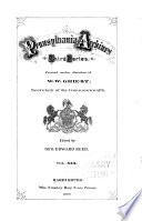 Copertina di Pennsylvania Archives