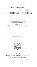 Copertina di The English Historical Review