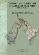 Copertina di Theory and Criticism of Literature and Arts, vol. 8, nr. 2, 2024
